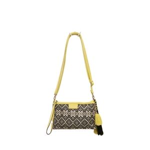 Jessica Simpson Yellow and Black Crossbody Bag